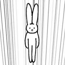 Silent rabbit sticker #6156058