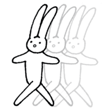 Silent rabbit sticker #6156059