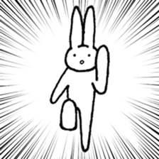 Silent rabbit sticker #6156068