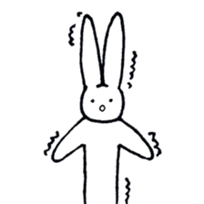 Silent rabbit sticker #6156072
