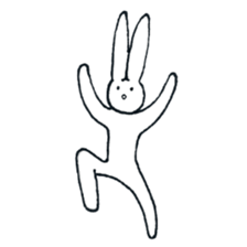 Silent rabbit sticker #6156074