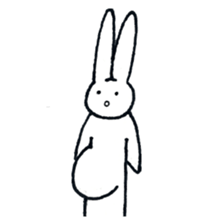 Silent rabbit sticker #6156077