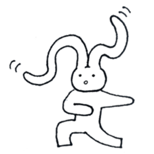 Silent rabbit sticker #6156082