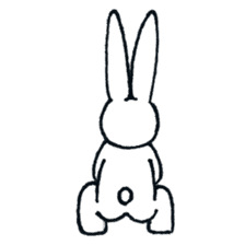 Silent rabbit sticker #6156090