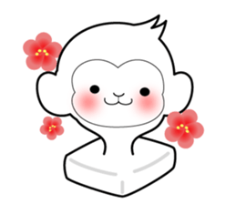 Sticker of a monkey sticker #6157395