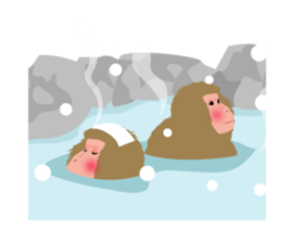 Sticker of a monkey sticker #6157406