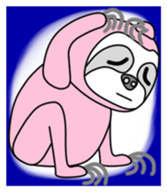 JIN-JIN Sloth Life sticker #6157660