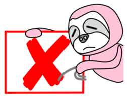 JIN-JIN Sloth Life sticker #6157665