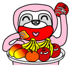 JIN-JIN Sloth Life sticker #6157673
