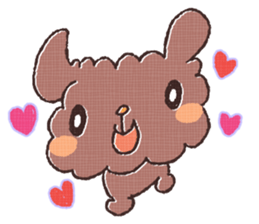 Cute dog MOMO sticker #6157736