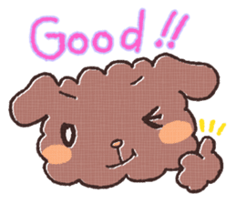 Cute dog MOMO sticker #6157750