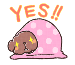 Cute dog MOMO sticker #6157769