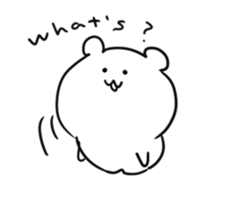 A white carefree bear sticker #6158397