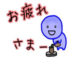 blueblue man Jr"6"(Extra Episode) sticker #6158461