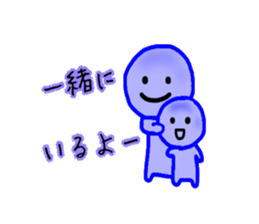 blueblue man Jr"6"(Extra Episode) sticker #6158472