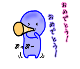 blueblue man Jr"6"(Extra Episode) sticker #6158473