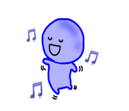 blueblue man Jr"6"(Extra Episode) sticker #6158475