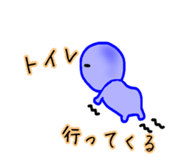 blueblue man Jr"6"(Extra Episode) sticker #6158478