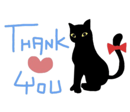 Sticker of a cute cute cat sticker #6158707