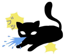 Sticker of a cute cute cat sticker #6158720