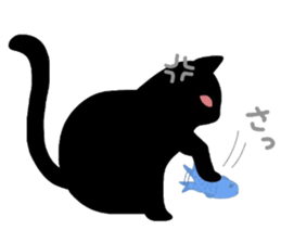 Sticker of a cute cute cat sticker #6158727