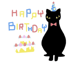 Sticker of a cute cute cat sticker #6158732