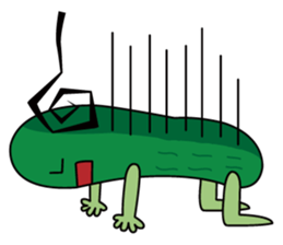 Cucumber brother (funny words papers) sticker #6158742