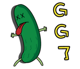 Cucumber brother (funny words papers) sticker #6158743