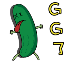 Cucumber brother (funny words papers) sticker #6158743