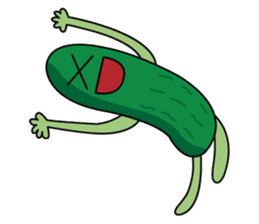 Cucumber brother (funny words papers) sticker #6158744