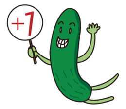 Cucumber brother (funny words papers) sticker #6158750