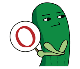 Cucumber brother (funny words papers) sticker #6158757