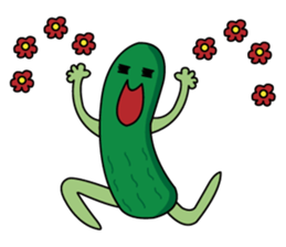 Cucumber brother (funny words papers) sticker #6158758