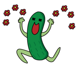 Cucumber brother (funny words papers) sticker #6158758