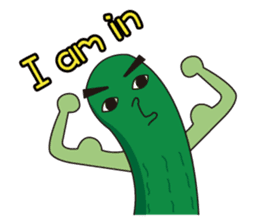 Cucumber brother (funny words papers) sticker #6158768