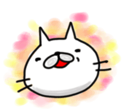 cute stray cat. sticker #6160117