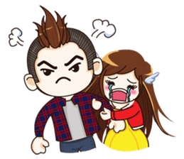 Minty & Perry Happily Together sticker #6160851