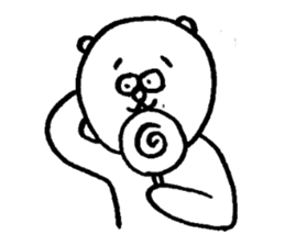 Bear man (cousin of the "Dog man") sticker #6161120