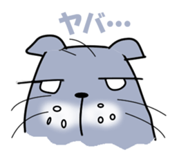 The lazy cat - Blue - sticker #6161200