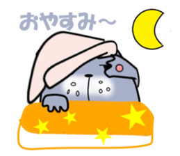 The lazy cat - Blue - sticker #6161215