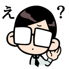 Side-part boy sticker #6161421