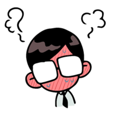 Side-part boy sticker #6161444