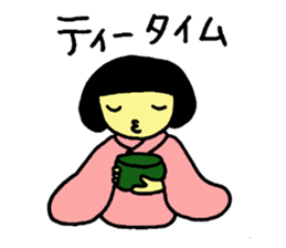 japanese girlM sticker #6161559