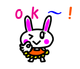 Lovely Rabbit&Bear Sticker sticker #6162039