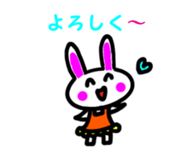 Lovely Rabbit&Bear Sticker sticker #6162045