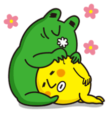 Mr.KAERU and TAMA-CHAN sticker #6162285