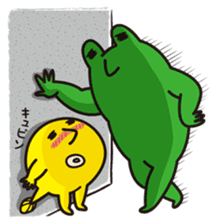 Mr.KAERU and TAMA-CHAN sticker #6162291