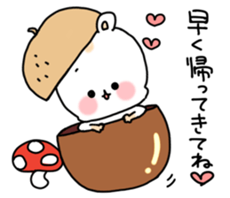 White squirrel 2 sticker #6162367