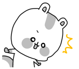 White squirrel 2 sticker #6162370