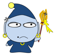 Blue beings sticker #6162942